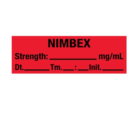 Nevs Tape, Nimbex 1/2" x 500" Red w/Black SANTW-0195